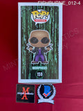 FISHBURNE_012 - Pop! Movies Matrix 159 Morpheus Funko Pop! Autographed By Laurence Fishburne