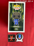 FISHBURNE_021 - Pop! Movies Matrix 1174 Morpheus Funko Pop! Autographed By Laurence Fishburne