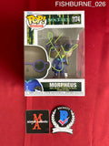 FISHBURNE_026 - Pop! Movies Matrix 1174 Morpheus Funko Pop! Autographed By Laurence Fishburne