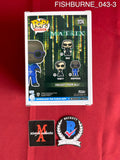 FISHBURNE_043 - Pop! Movies Matrix 1174 Morpheus Funko Pop! Autographed By Laurence Fishburne