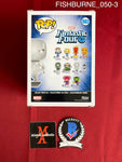 FISHBURNE_050 - Pop! Fantastic Four 563 Silver Surfer Funko Pop! Autographed By Laurence Fishburne