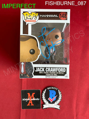 FISHBURNE_087 - Pop! Television Hannibal 148 Jack Crawford Funko Pop! (IMPERFECT) Autographed By Laurence Fishburne