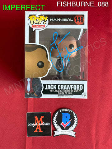 FISHBURNE_088 - Pop! Television Hannibal 148 Jack Crawford Funko Pop! (IMPERFECT) Autographed By Laurence Fishburne