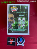 FISHBURNE_094 - Pop! Movies Matrix 159 Morpheus Funko Pop! (IMPERFECT) Autographed By Laurence Fishburne