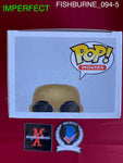 FISHBURNE_094 - Pop! Movies Matrix 159 Morpheus Funko Pop! (IMPERFECT) Autographed By Laurence Fishburne