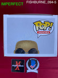 FISHBURNE_094 - Pop! Movies Matrix 159 Morpheus Funko Pop! (IMPERFECT) Autographed By Laurence Fishburne
