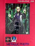 FISHBURNE_268 - 11x14 Metallic Photo Autographed By Laurence Fishburne