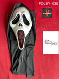 FOLEY_030 - Ghost Face Fun World Mask Autographed By Scott Foley