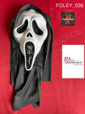FOLEY_038 - Ghost Face Fun World Mask Autographed By Scott Foley