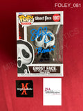 FOLEY_081 - Ghost Face 1607 Funko Pop! Autographed By Scott Foley