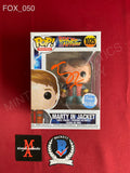 FOX_050 - Back To The Future 1025 Marty In Jacket Funko Pop! Autographed By Michael J. Fox