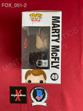 FOX_051 - Back To The Future 49 Marty McFly Funko Pop! Autographed By Michael J. Fox