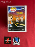 FOX_051 - Back To The Future 49 Marty McFly Funko Pop! Autographed By Michael J. Fox