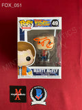 FOX_051 - Back To The Future 49 Marty McFly Funko Pop! Autographed By Michael J. Fox