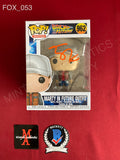 FOX_053 - Back To The Future 962 Marty In Future Outfit Funko Pop! Autographed By Michael J. Fox