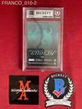 FRANCO_010 - Goblin G3 Upper Deck 2007 Marvel Spider-Man Slabbed Trading Card Autographed By James Franco