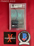 FRANCO_012 - Goblin G1 Upper Deck 2007 Marvel Spider-Man Slabbed Trading Card Autographed By James Franco