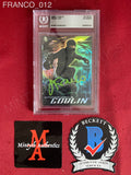 FRANCO_012 - Goblin G1 Upper Deck 2007 Marvel Spider-Man Slabbed Trading Card Autographed By James Franco