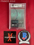 FRANCO_013 - Goblin G4 Upper Deck 2007 Marvel Spider-Man Slabbed Trading Card Autographed By James Franco