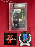 FRANCO_017 - The Green Goblin 6 Topps 2002 Marvel Spider-Man Slabbed Trading Card Autographed By James Franco