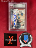 FRANCO_020 - The Green Goblin 19 Topps 2002 Marvel Spider-Man Slabbed Trading Card Autographed By James Franco