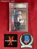 FRANCO_022 - The Green Goblin 5 Topps 2002 Marvel Spider-Man Slabbed Trading Card Autographed By James Franco