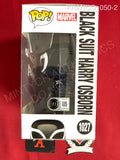 FRANCO_050 - Spider-man 2 1027 Black Suit Harry Osborn Funko Pop! Autographed By James Franco
