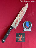 FUHRMAN_001 - Real 8" Steel Knife Autographed By Isabelle Fuhrman