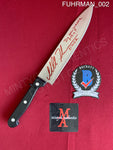FUHRMAN_002 - Real 8" Steel Knife Autographed By Isabelle Fuhrman
