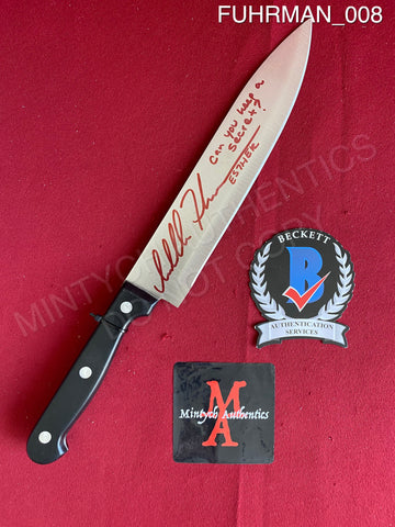 FUHRMAN_008 - Real 8" Steel Knife Autographed By Isabelle Fuhrman