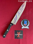 FUHRMAN_015 - Real 8" Steel Knife Autographed By Isabelle Fuhrman