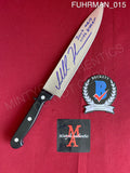 FUHRMAN_015 - Real 8" Steel Knife Autographed By Isabelle Fuhrman