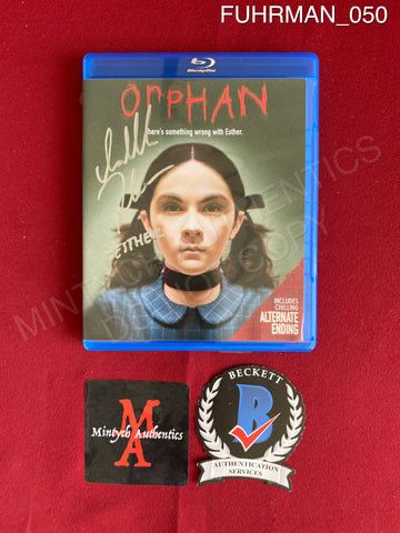 FUHRMAN_050 - Orphan Blu Ray Autographed By Isabelle Fuhrman