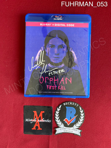 FUHRMAN_053 - Orphan First Kill Blu Ray Autographed By Isabelle Fuhrman