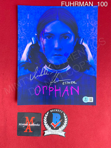 FUHRMAN_100 - 8x10 Photo Autographed By Isabelle Fuhrman