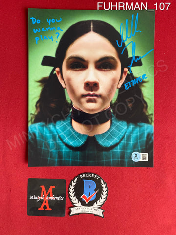 FUHRMAN_107 - 8x10 Photo Autographed By Isabelle Fuhrman