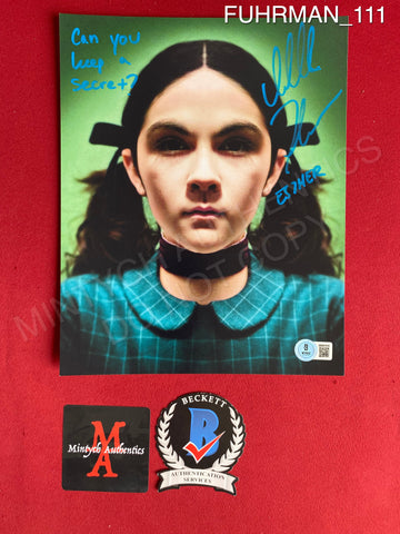 FUHRMAN_111 - 8x10 Photo Autographed By Isabelle Fuhrman