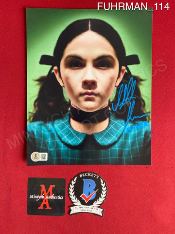 FUHRMAN_114 - 8x10 Photo Autographed By Isabelle Fuhrman