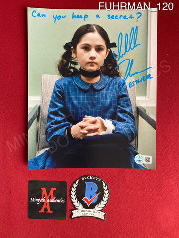 FUHRMAN_120 - 8x10 Photo Autographed By Isabelle Fuhrman