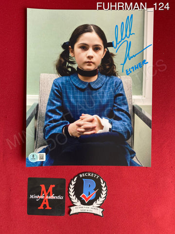 FUHRMAN_124 - 8x10 Photo Autographed By Isabelle Fuhrman