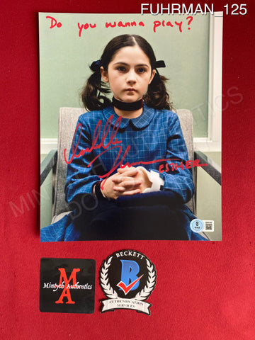 FUHRMAN_125 - 8x10 Photo Autographed By Isabelle Fuhrman