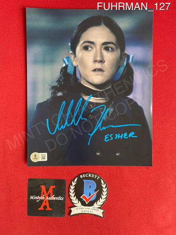 FUHRMAN_127 - 8x10 Photo Autographed By Isabelle Fuhrman
