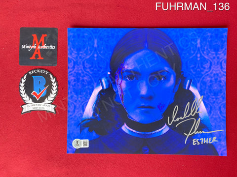 FUHRMAN_136 - 8x10 Photo Autographed By Isabelle Fuhrman