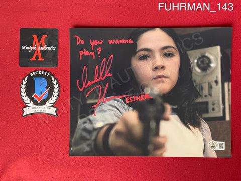 FUHRMAN_143 - 8x10 Photo Autographed By Isabelle Fuhrman