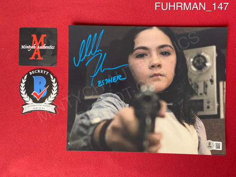 FUHRMAN_147 - 8x10 Photo Autographed By Isabelle Fuhrman