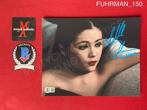FUHRMAN_150 - 8x10 Photo Autographed By Isabelle Fuhrman