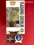 GALLIGAN_013 - Gremlins 610 Flashing Gremlin Funko Pop! Autographed By Zach Galligan