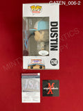 GATEN_006 - Stanger Things 1240 Dustin Funko Pop! Autographed By Gaten Matarazzo