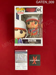 GATEN_009 - Stanger Things 424 Dustin Funko Pop! Autographed By Gaten Matarazzo