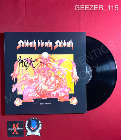 GEEZER_115 - Black Sabbath "Sabbath Bloody Sabbath" Vinyl Autographed By Geezer Butler
